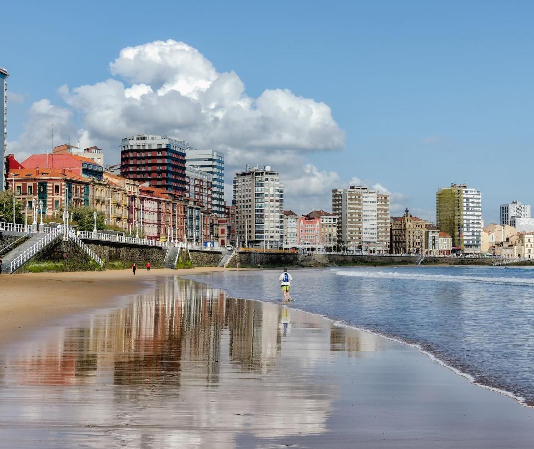 Mar Al Mar - Estupendo Piso A Un Paso De La Playa - Vut-2088-As Lejlighed Gijón Eksteriør billede